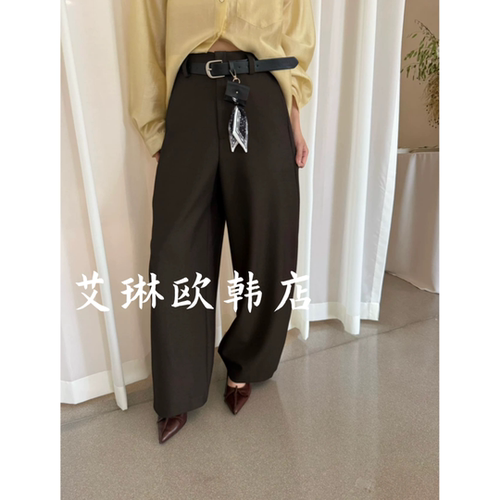 卡蔓OQQOMM728秋西装裤阔腿裤女