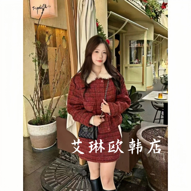 福利~C.KOU唇蔻61300冬气质千金风90白鸭绒小香风外套+半身裙套装,女装/女士精品,民族服装/舞台装,淘宝优惠券,粉丝福利购,淘宝优惠卷