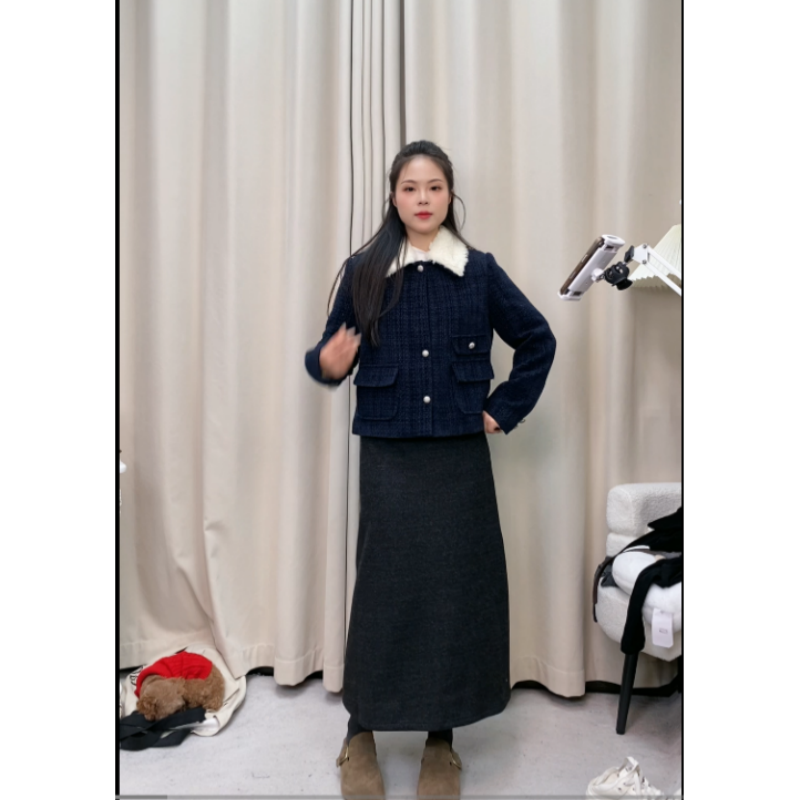 09295翻领90白鹅绒羽绒服外套