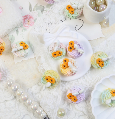 DIY高定仿真微缩立体白羊座向阳而生蛋糕娃屋道具摆件挂件冰箱贴