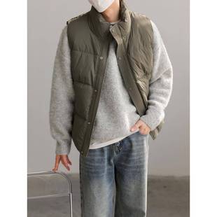 羽绒马甲 男外套立领无袖 ZPZ冬季 坎肩宽松加厚轻薄保暖羽绒服背心