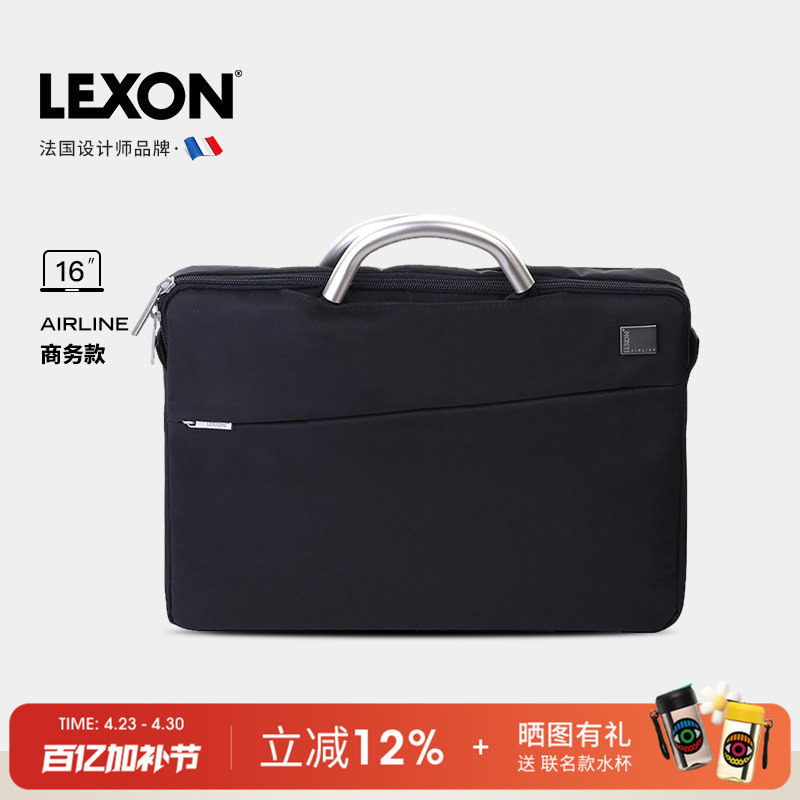 男士商务笔记本电脑手提包14/15通勤商务公文包苹果戴尔惠普华为