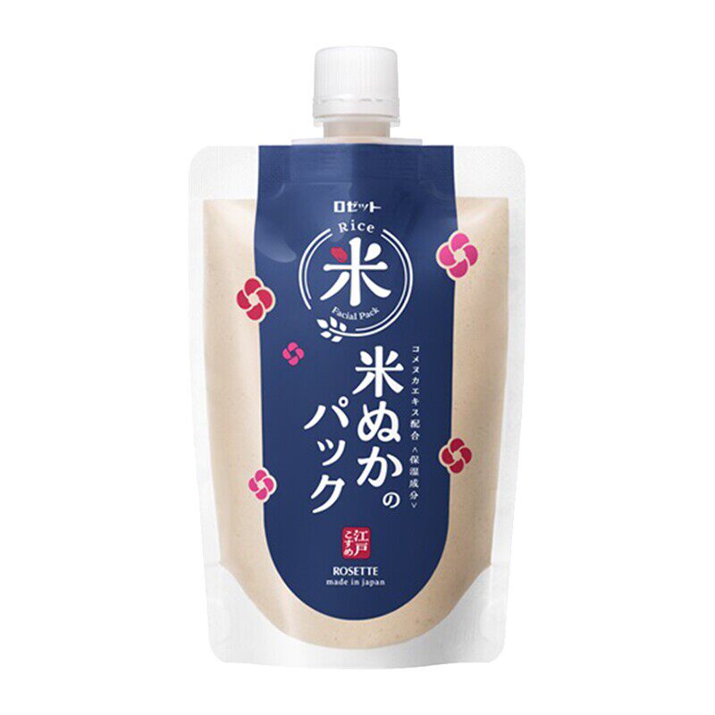 日本委托代买江户米糠精华清洁面膜黑炭卸妆洁面膏
