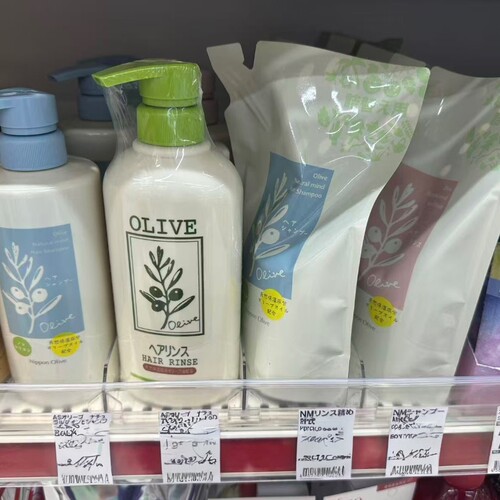 日本委托代买Olive奥丽肤橄榄天然橄榄洗护柑橘花香洗发水护发素