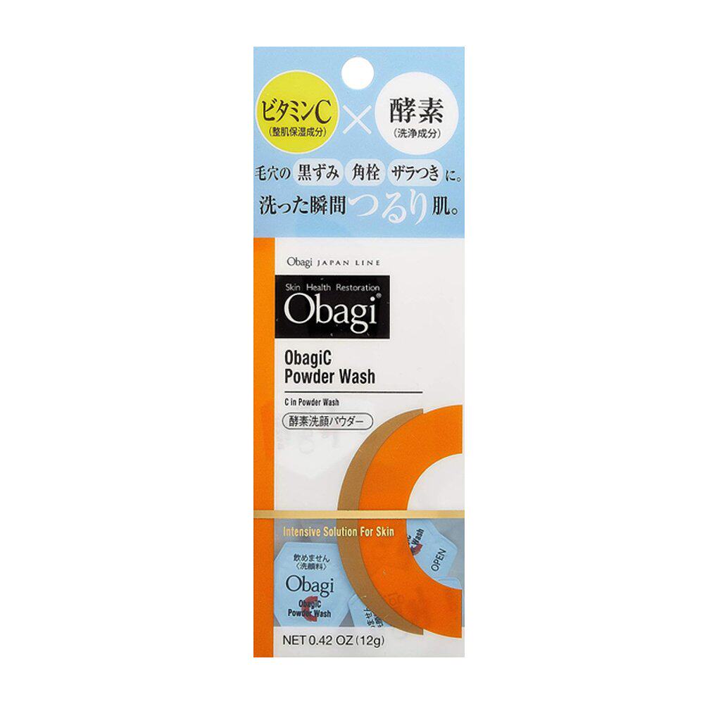 日本委托代买ROHTO乐敦ObagivC酵素洁面去黑头去角质洗颜粉30颗