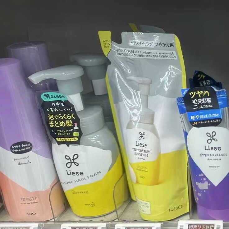日本委托代买liese泡沫发蜡弹力素女卷发保湿蓬松泡泡摩丝