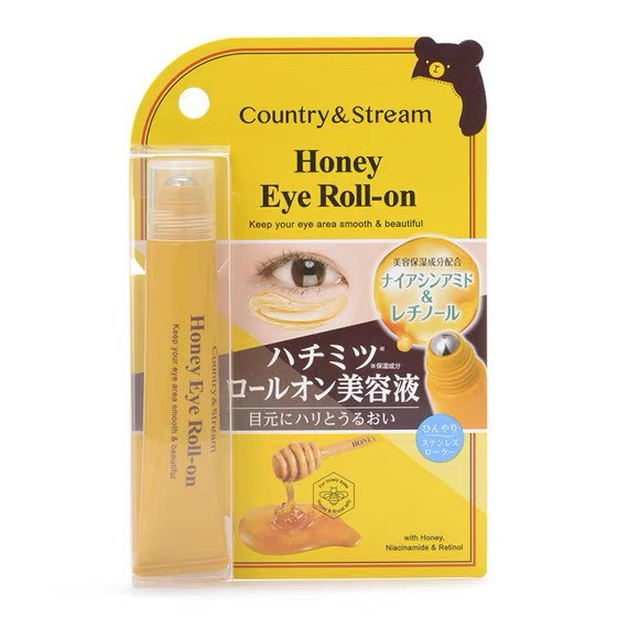 日本委托代买Honey Eye Roll-on蜂蜜王浆眼部滚珠眼霜精华美容液