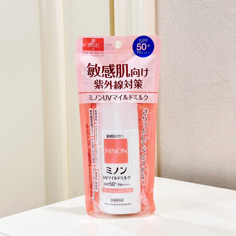 日本委托代买Minon蜜浓物理防晒清爽保湿温和敏感肌防晒霜乳滋润