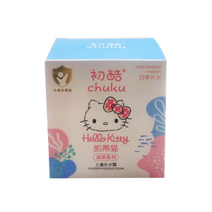 初酷凯蒂猫海萃系列四季补水霜保湿滋养宝宝肌肤修护干燥起皮清爽