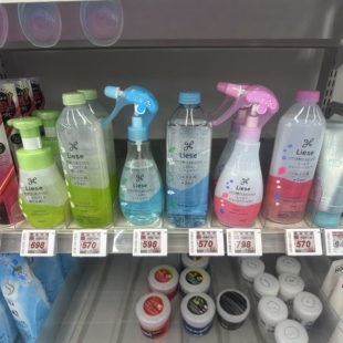 日本委托代买liese莉婕卷发直发弹力素保湿定型免洗护发喷雾发乳