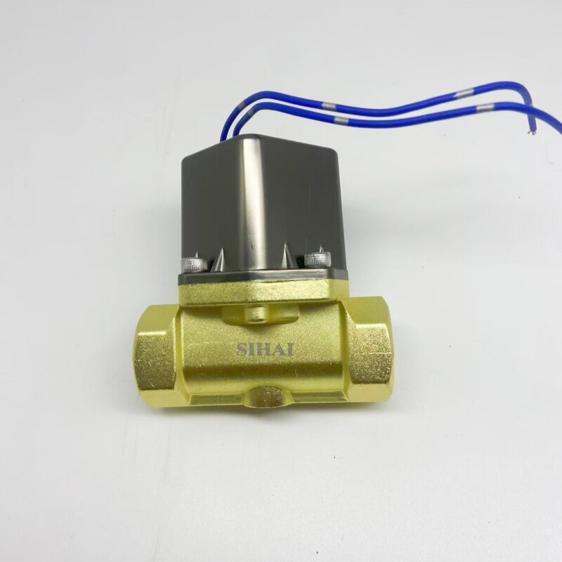 四海电器刹车淋水电磁阀4分精品铜线圈24V电磁式刹车淋水器阀