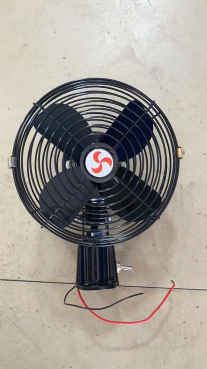 挖机车载风扇全封闭金属12v24v