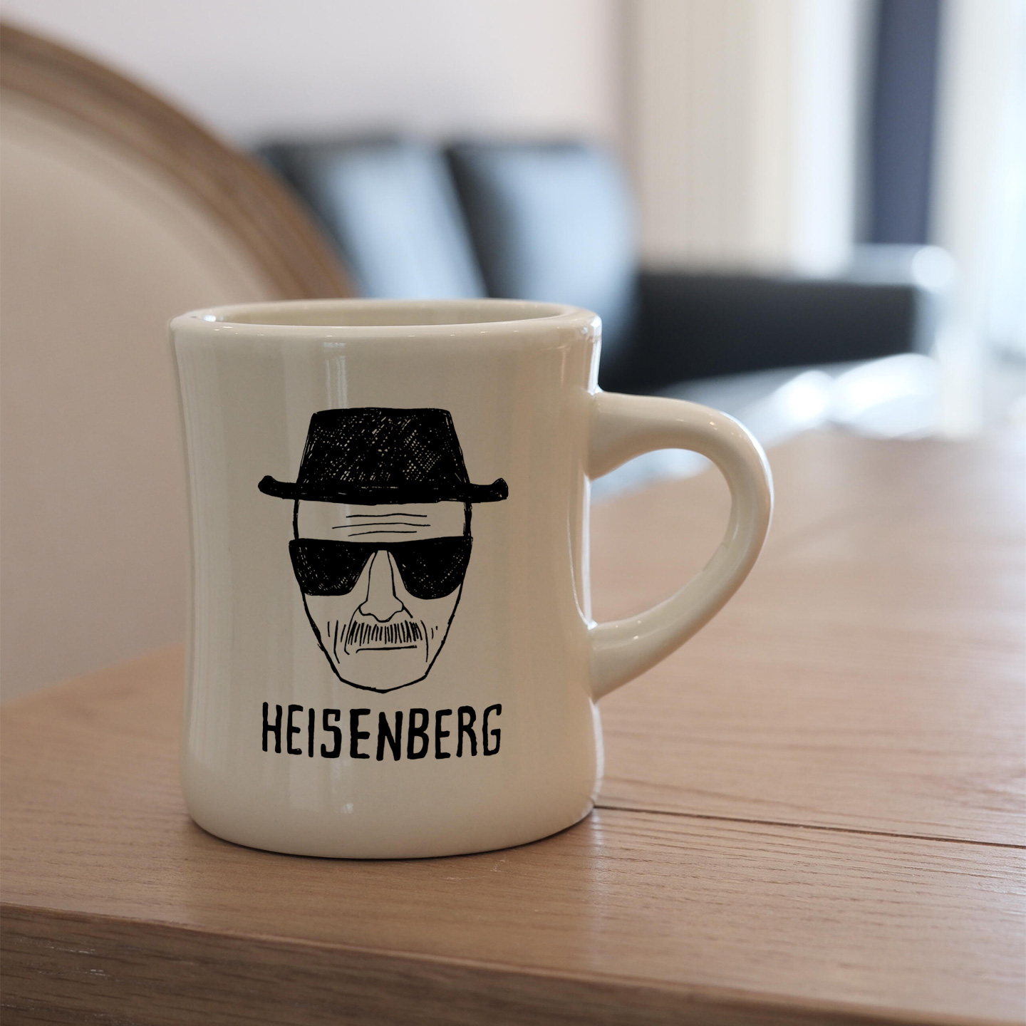 绝命毒师 Breaking Bad陶瓷马克杯怀特海森堡水杯子周边生日礼物