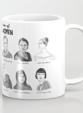 A Collection of Badass women伟大的女人陶瓷马克杯女权礼物创意