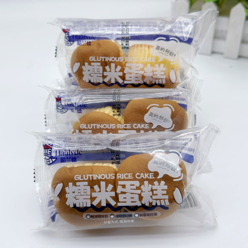 哈兰德糯米蛋糕早餐休闲零食小吃糕点2斤整箱4斤包邮散装称重代餐