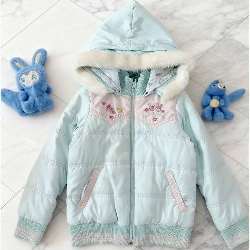 日系mezzopian双面穿棉服复刻可爱软妹女儿服冬日保暖棉衣外套