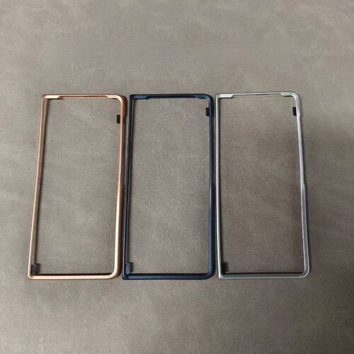 适用于荣耀magic vs3/V3手机壳前壳原装同款前框磨砂黑全包边前盖边框vs3折叠屏软壳超薄高端防摔保护套外壳
