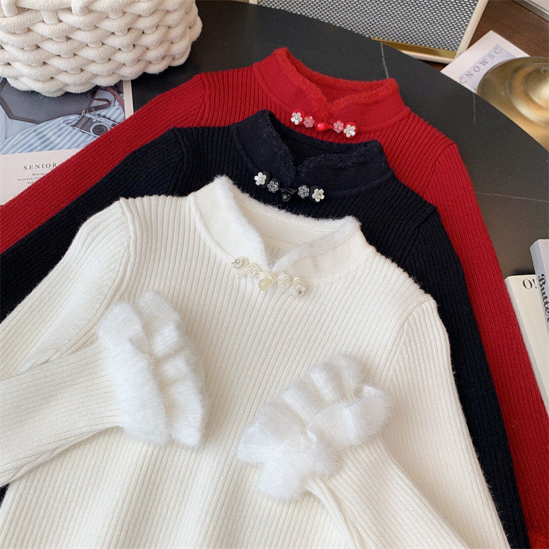 女童国风打底毛衣冬装2025新款儿童立领内搭小女孩包芯纱针织衫,童装/婴儿装/亲子装,毛衣/针织衫,淘宝优惠券,粉丝福利购,淘宝优惠卷