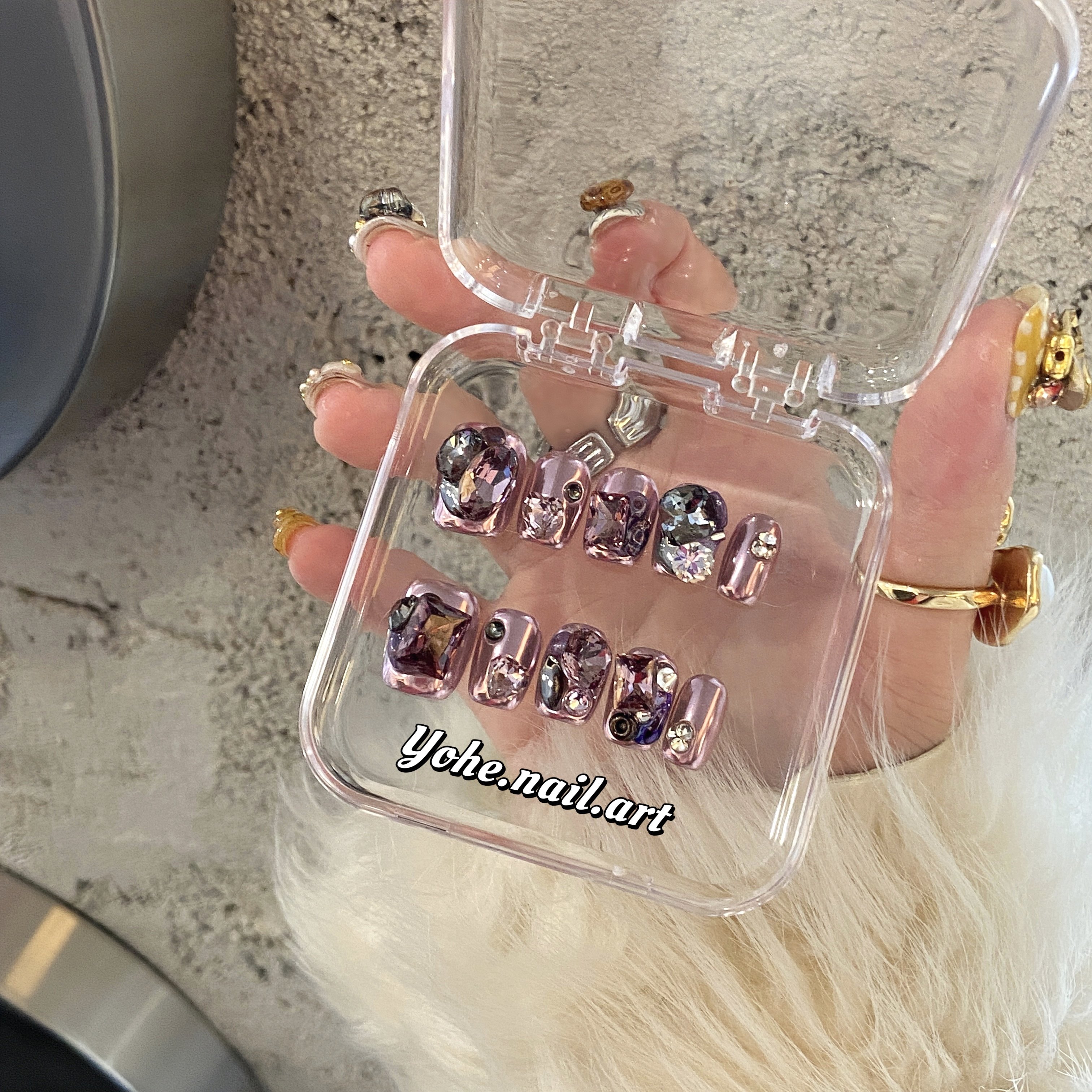 宥荷Studio 新年限定 干枯玫瑰穿戴甲美甲定制假指甲手工定制短甲,彩妆/香水/美妆工具,穿戴甲/甲片,淘宝优惠券,粉丝福利购,淘宝优惠卷