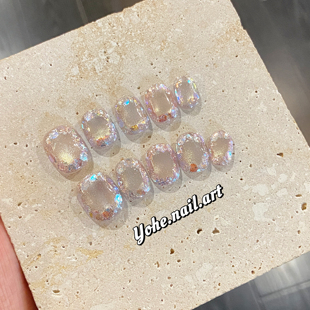 宥荷Studio 菀菀类卿 高级感穿戴甲美甲定制假指甲手工定制短甲