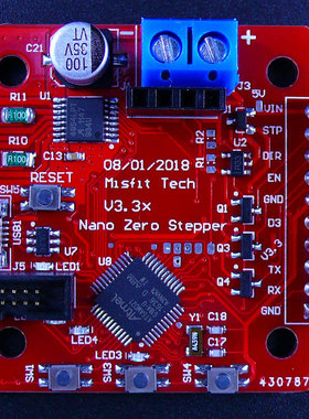 42步进电机闭环控制自带驱动 带高分辨率 磁编码器 SimpleFOC伺服