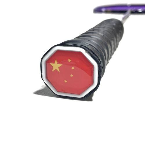 买一送一羽毛球拍底盖贴后盖贴纸红旗林丹个性贴滴胶贴纸羽毛球拍
