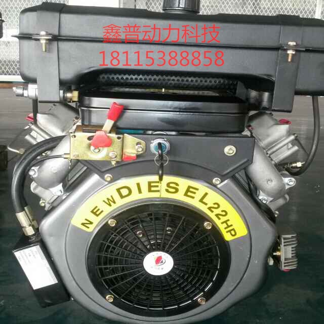厂家直销 鑫普2v88f 双缸22-25马力柴油机全国包邮
