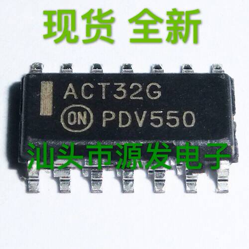 集成电路MC74ACT32DR2G 74ACT32 ACT32G SOP-14 可直拍