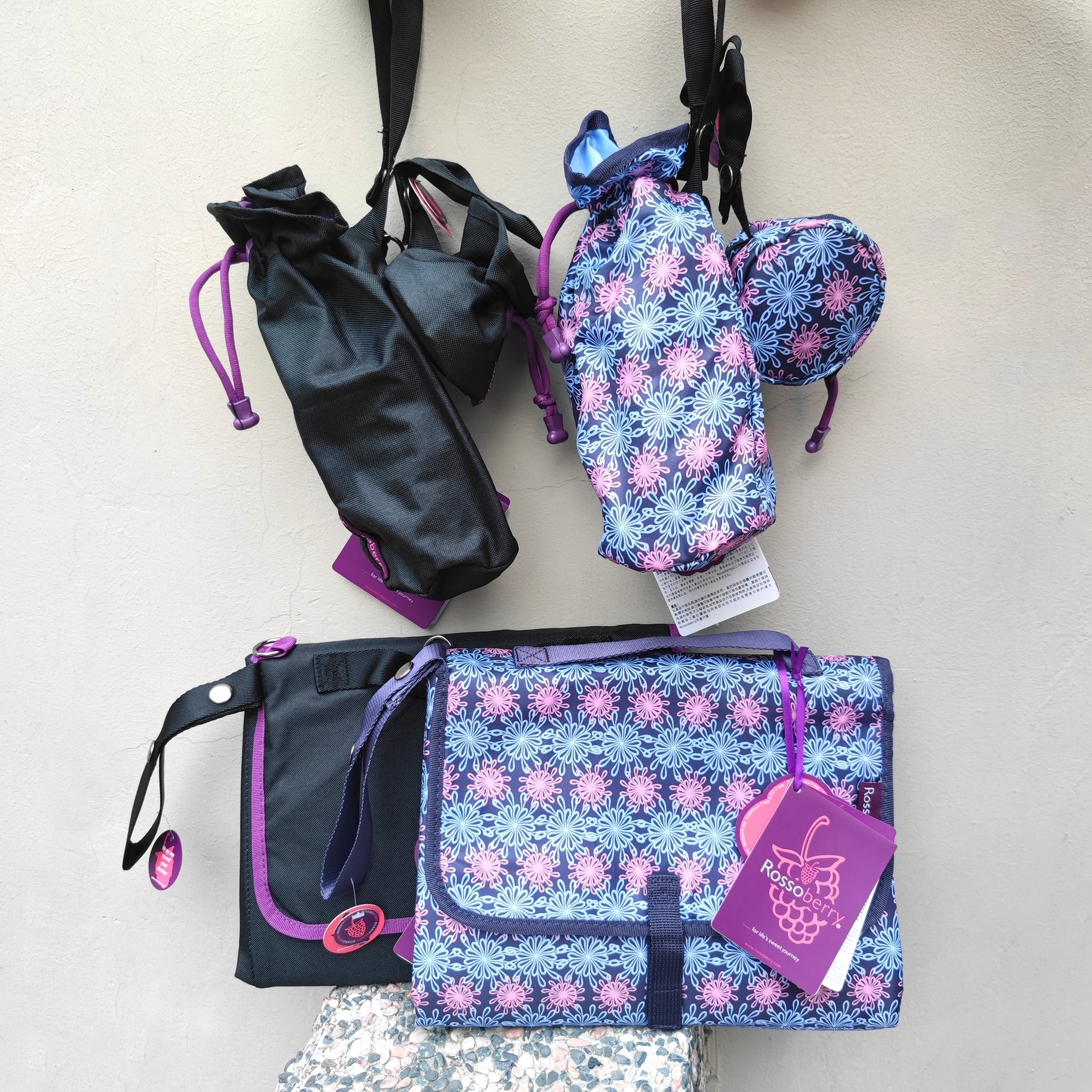 出口英国 ROSSOBERRY原装带吊牌便携式尿布包+奶瓶保温包婴儿用品,孕妇装/孕产妇用品/营养,妈咪包/袋,淘宝优惠券,粉丝福利购,淘宝优惠卷