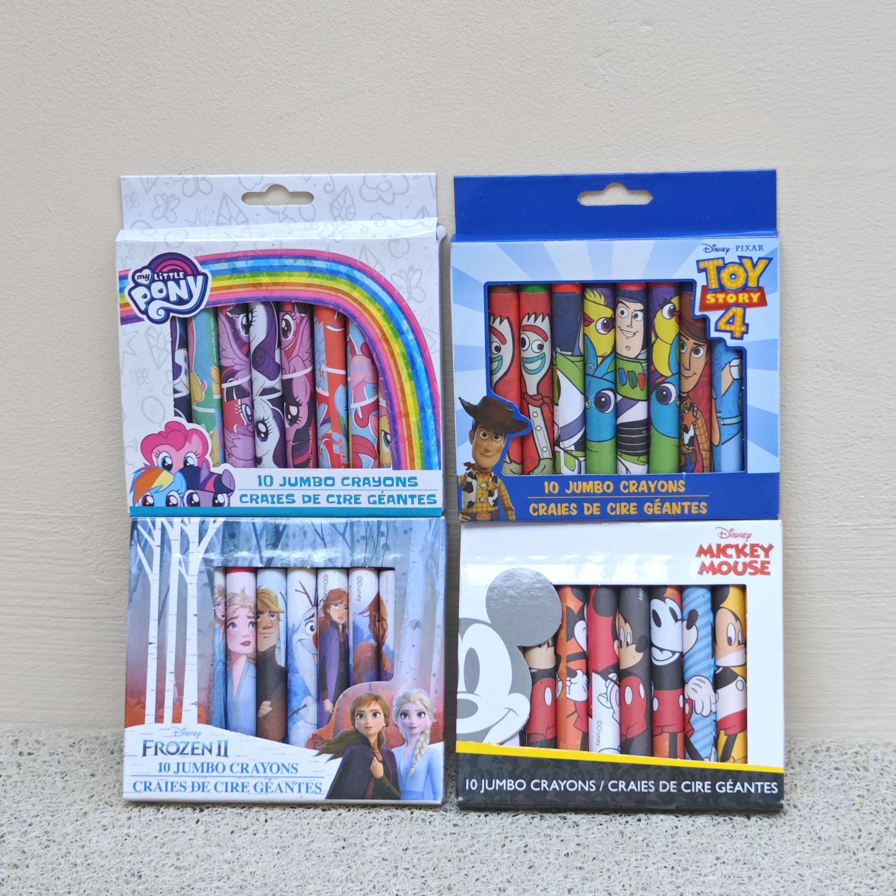 城堡家原装10色彩色蜡笔