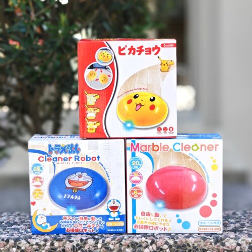 出口岛国 卡通造型 迷你电动扫地机器人 带静电吸尘纸 电池版 - 封面