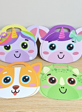 出口大不列颠 AVEC立体动物造型手提画画本 笔记本 儿童素描本