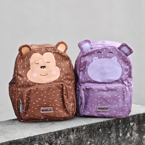 官售40美刀 8个款 出老美WOODBE CO原包装动物造型儿童书包背包