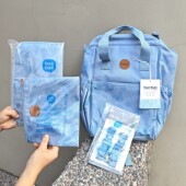 粉色蓝色灰色防水妈咪包双肩背包 出口西班牙 TUCTUC原装 可挂童车