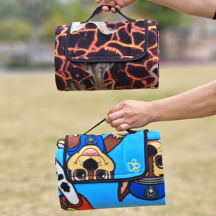 出口大不列颠 狗狗队儿童防水防潮 野餐垫野餐毯子便携式折叠毯