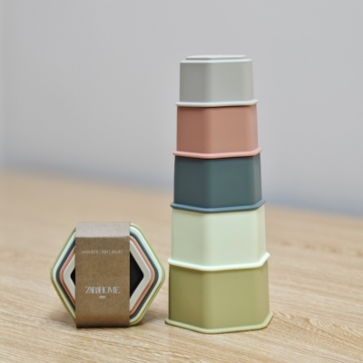 出口欧洲 Z家原装软硅胶叠叠乐 层层叠婴幼儿新生儿可啃咬玩具