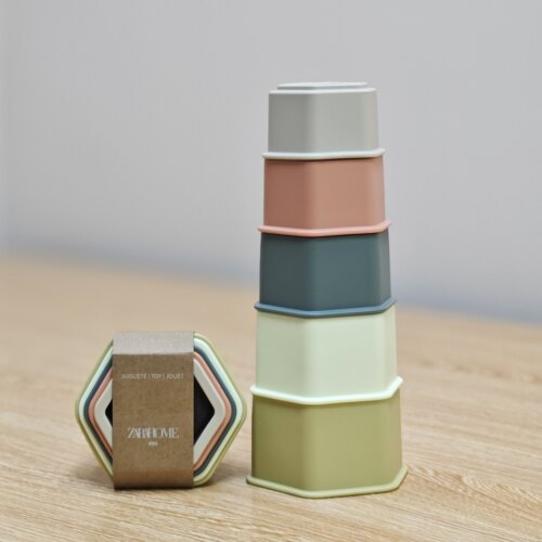 出口欧洲 Z家原装软硅胶叠叠乐 层层叠婴幼儿新生儿可啃咬玩具