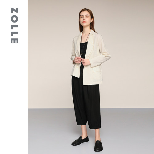 因为不规则百搭长袖外套