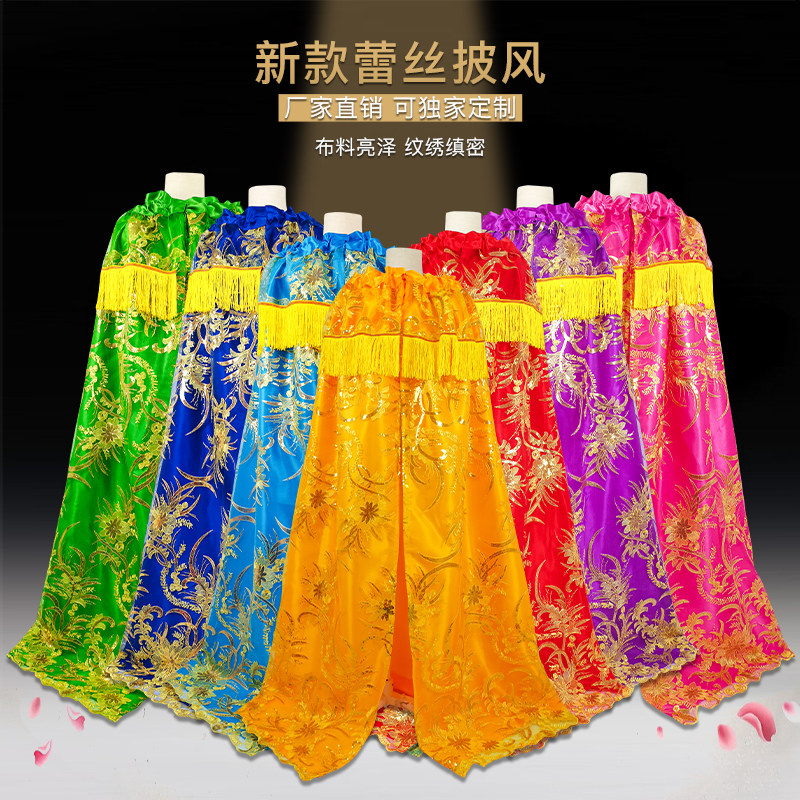 新款佛像佛袍道袍披风斗篷神袍神像衣蕾丝刺绣披袍佛衣神明衣还愿