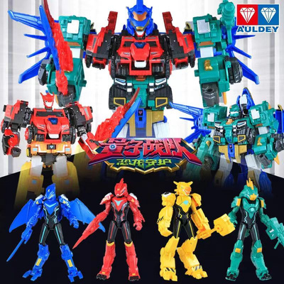 奥迪双钻量子战队变形机器人玩具