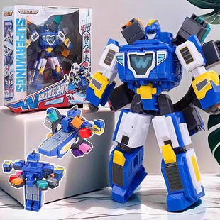 奥迪双钻超级飞侠太空站总部基地变形机器人空间站飞船新款男孩儿