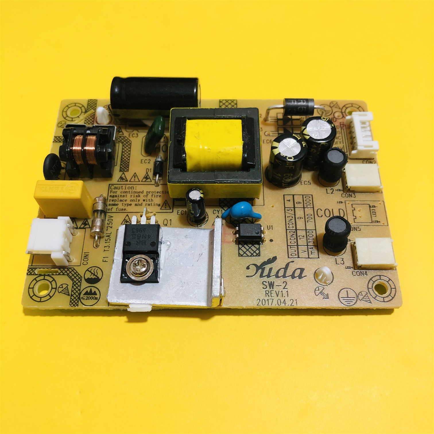 全新LED电源板带恒流二合一 12V3A超薄通用内置电源板支持15-24寸