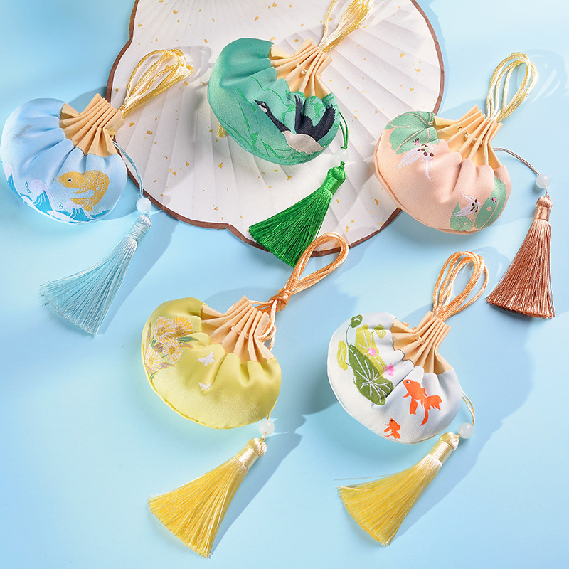 节气平安挂件古风宫廷香囊包空袋荷包祈福香包福袋节日活动礼品