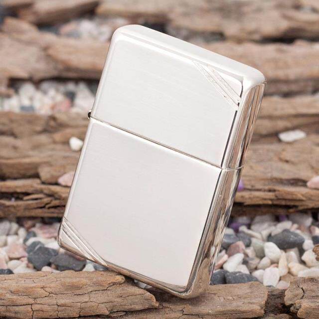 ZIPPO原装正品打火机 纯银1937复刻 切角镜子 专柜正版 防风ZP