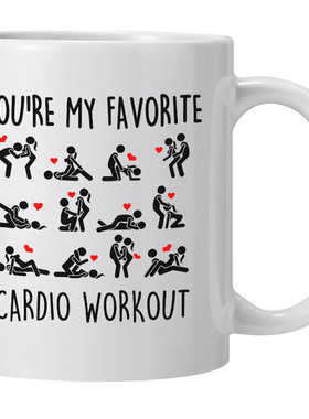 新款Day情人节陶瓷咖啡马克杯子茶水杯Valentine s礼物Girlfriend