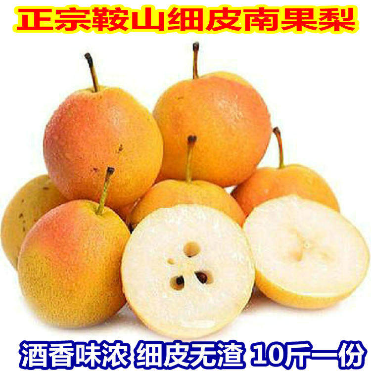 鞍山南果梨酸梨10斤包邮正宗南国梨东北特产梨新鲜水果酒醉香水梨