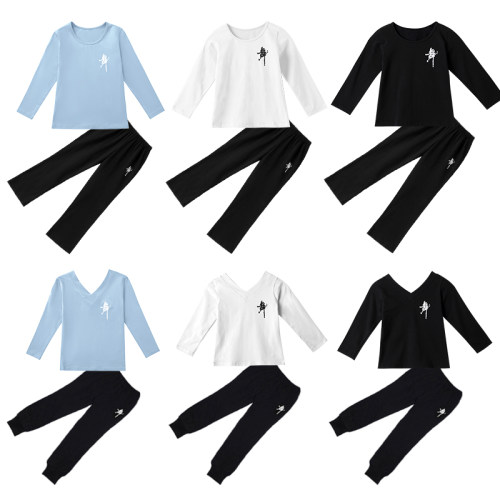 男童舞蹈服套装春夏季练功形体服