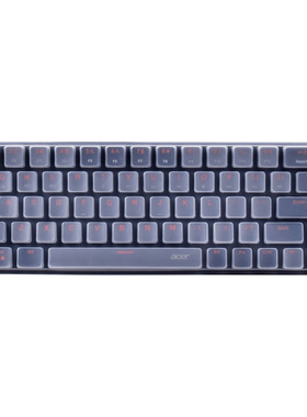 适用 狼蛛F3068 宏碁OKR130 黑爵K685T 腹灵F12 京造K6 ageGee Sky68 机械键盘防尘罩按键防水套垫68键保护膜