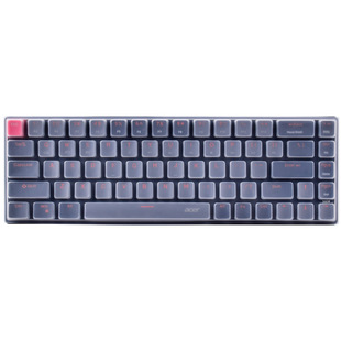 适用 狼蛛F3068 宏碁OKR130 黑爵K685T 腹灵F12 京造K6 ageGee Sky68 机械键盘防尘罩按键防水套垫68键保护膜