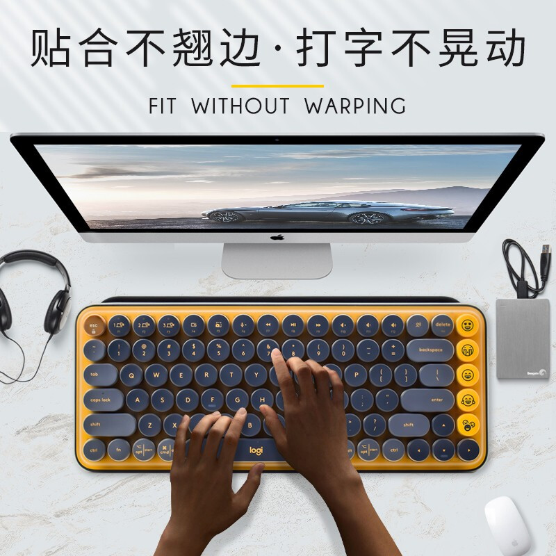 罗技popkeys机械无线泡泡键盘膜
